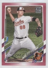 2021 Topps Update Mother's Day Hot Pink 6/50 Tyler Wells #US29 1b3