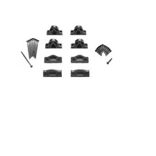 Trex Select Stair Railing Mounting Hardware Black Brackets Screws Stair Rail