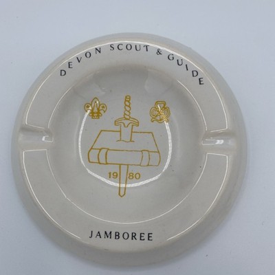 Vintage 1980 Devon Scout & Guide Jamboree ASHTRAY  