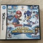 Mario & Sonic Olympic Winter Games Nintendo DS Multiplayer Wi-Fi SEGA Manual