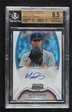 2011 Bowman Sterling Prospect Refractor Matt Barnes BGS 9.5 GEM MINT Auto 07d9
