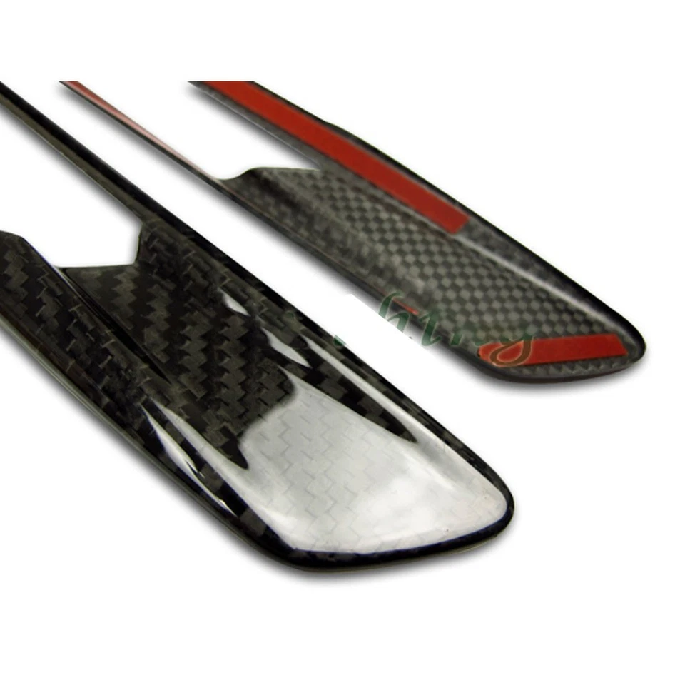 Fits BMW F10 535i 4DR Sedan Side Fender Light Lamp Trim 2PCS Carbon Foto 4 de 4