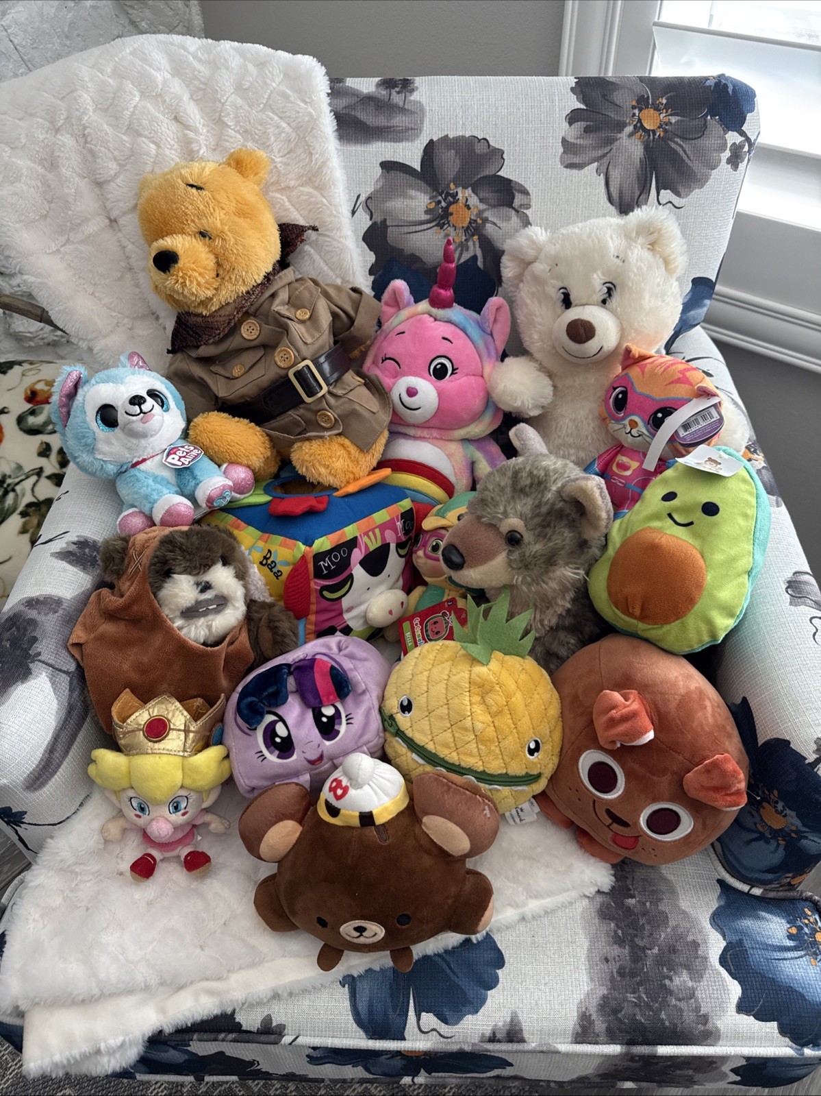 Lot of 15 Plush Toy Animals