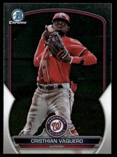 Cristhian Vaquero #BCP-209 2023 Bowman Chrome Prospects Washington Nationals NM