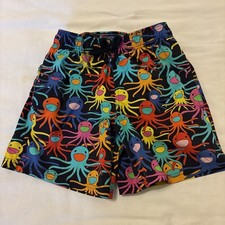 Vilebrequin Boys Swim Trunks 10 NWOT Octopus Print
