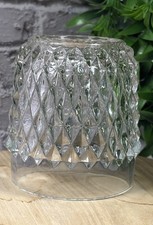 Indiana Glass Clear Diamond Point Fairy Lamp ...