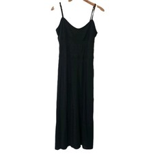 Banana Republic Womens Slip Dress 8 Y2K Midi Babydoll Whimsigoth Gothic Vtg