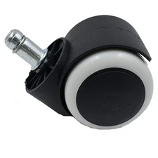 5X Office Chair Caster 2 inch Rubber Swivel Wheels Heavy Silent Replacement.