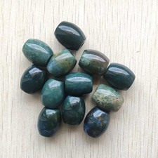 12pcs natural indian agate barrel shape big hole beads for bracelet jewelry