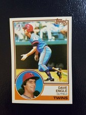 Dave Engle Roy Smalley MLB 1983 Topps WRONG BACK ERROR RARE