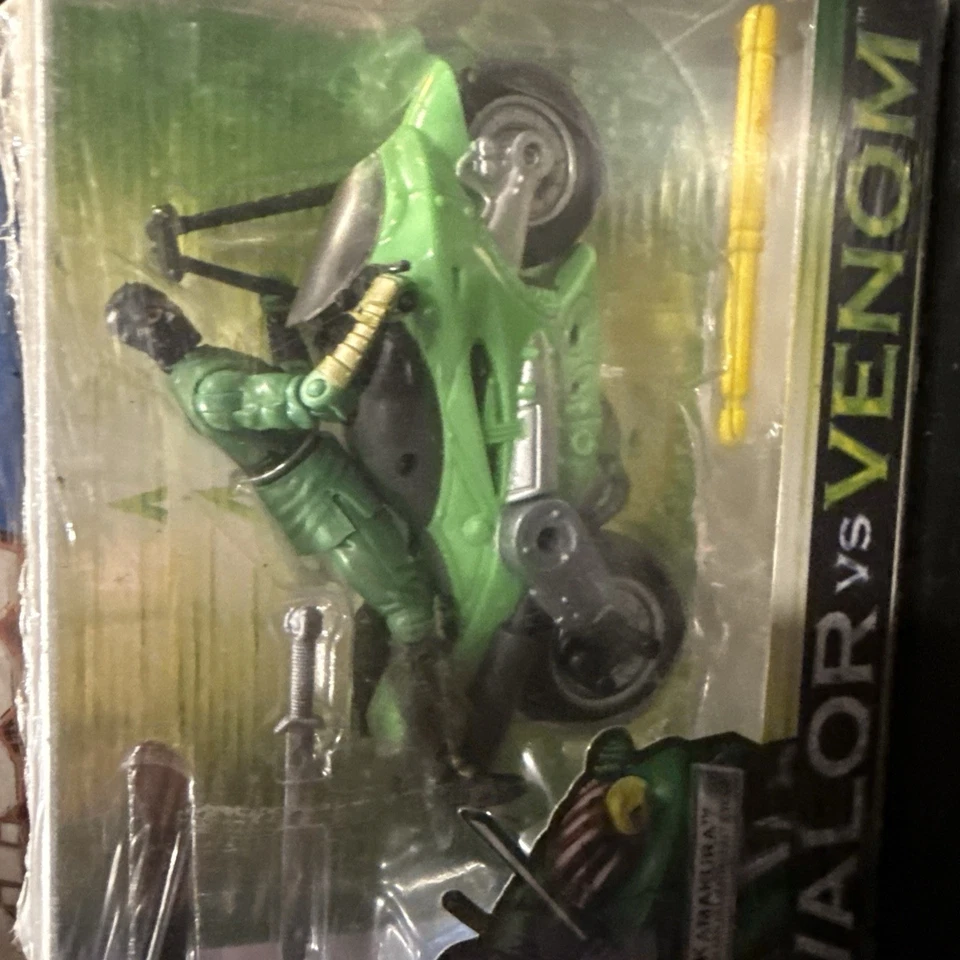 GI JOE Valor vs. Venom Kamakura С Ninja Lightning Cycle 2004 Запечатанный - Изображение 2 из 4
