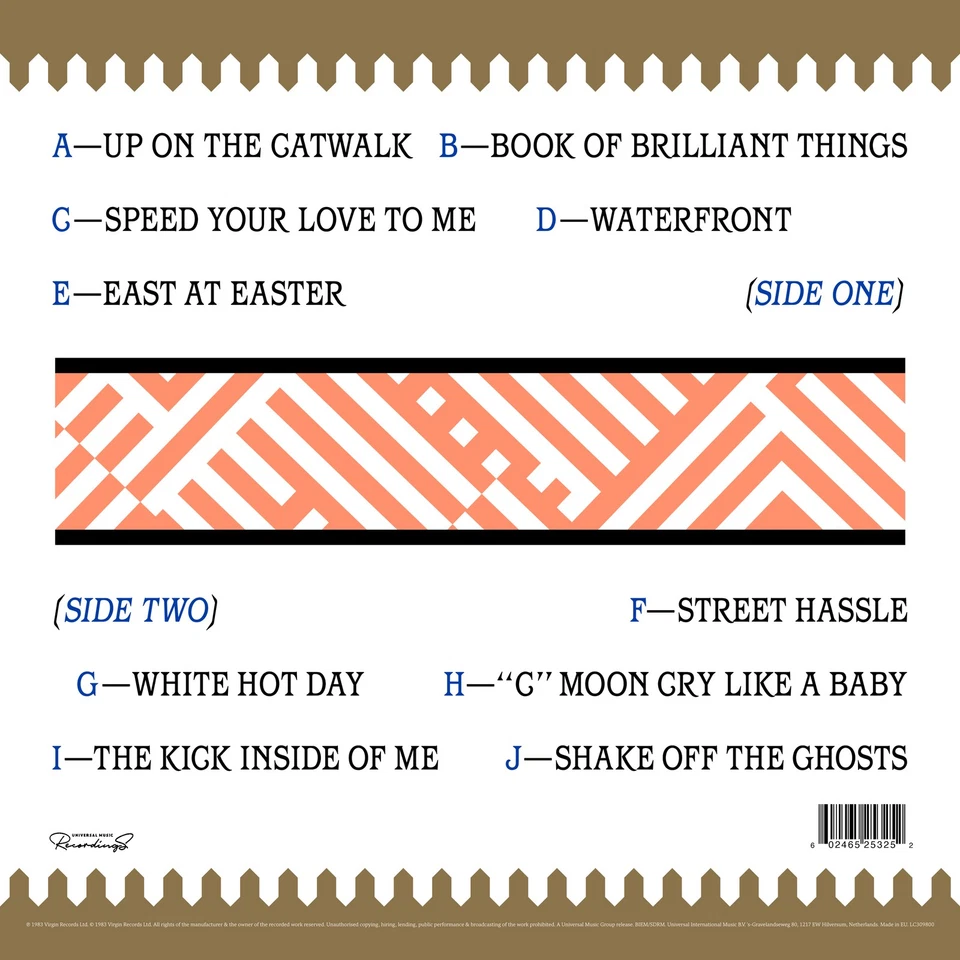 Simple Minds Sparkle in the Rain (Transparent Blue Vinyl) (Vinyl) - Image 3 of 3