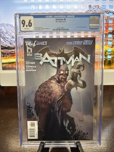Batman #6 Court of Owls April 2012, CGC 9.6 DC Comics