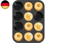 Ankway Muffin Backform, Antihaft Muffinblech 12Er, Muffinform Silikon Mit