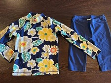 Mini Boden SET Swim pants Rashguard Size 4/5 4 5