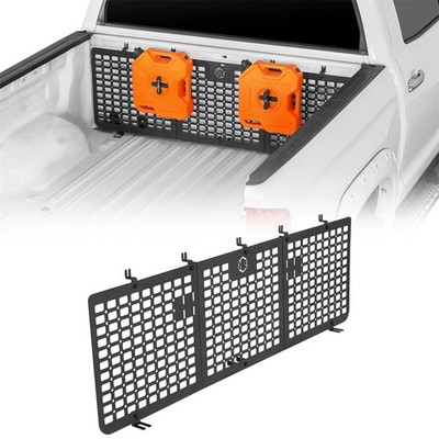 Front Truck Bed MOLLE Panel System Cargo Rack for 14-21 Toyota Tundra CrewMax