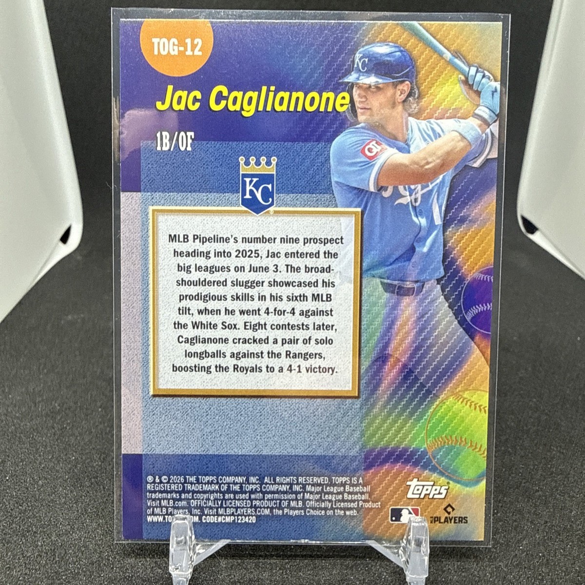 Jac Caglianone RC 2026 Topps Titans Of The Game | eBay