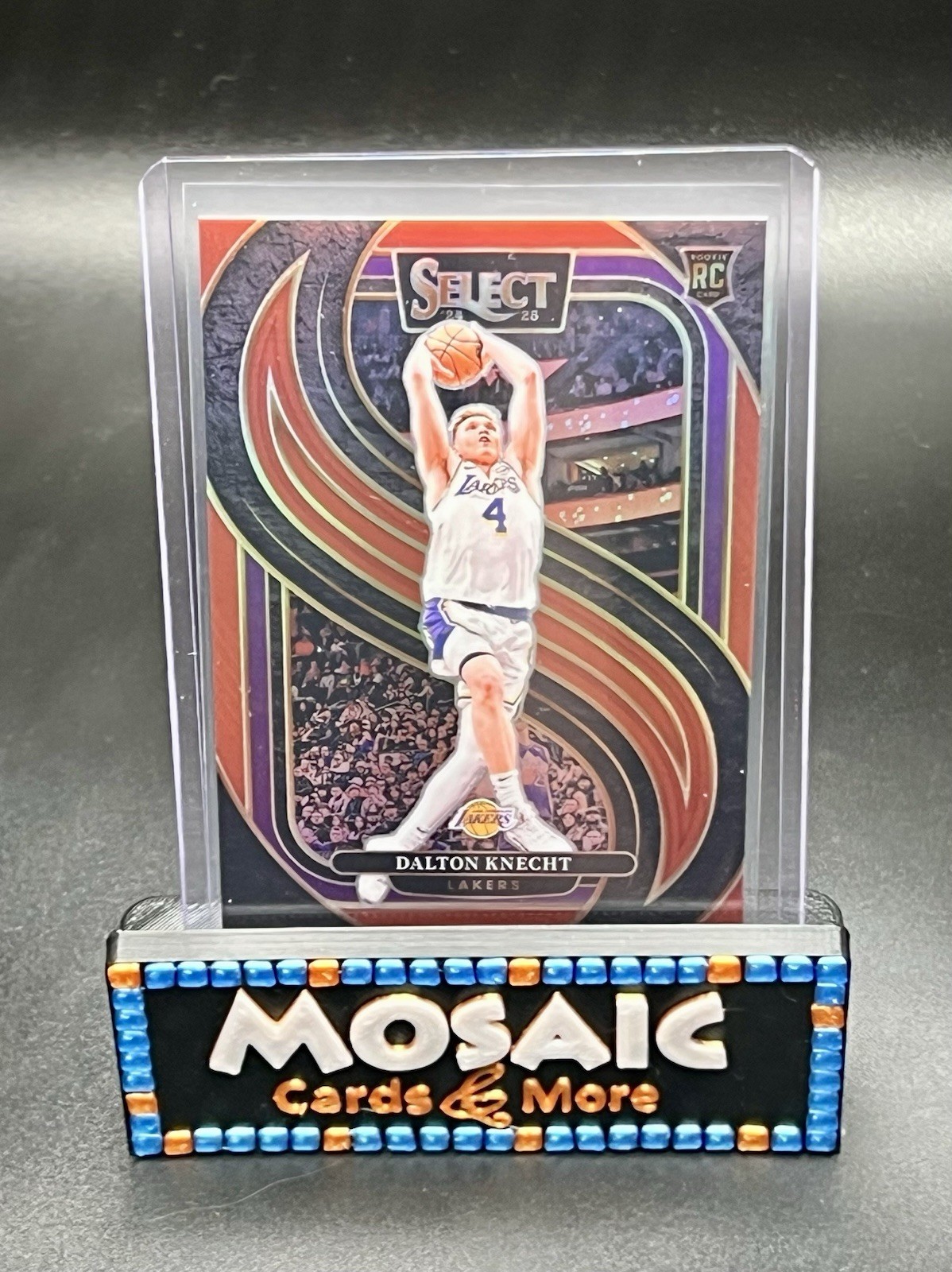 Dalton Knecht 2024 Panini Select RC Premier Level Red Prizm SP /199 #186 Rookie