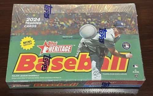 2024 Topps Heritage Baseball Mini Edition Factory Sealed Hobby Box