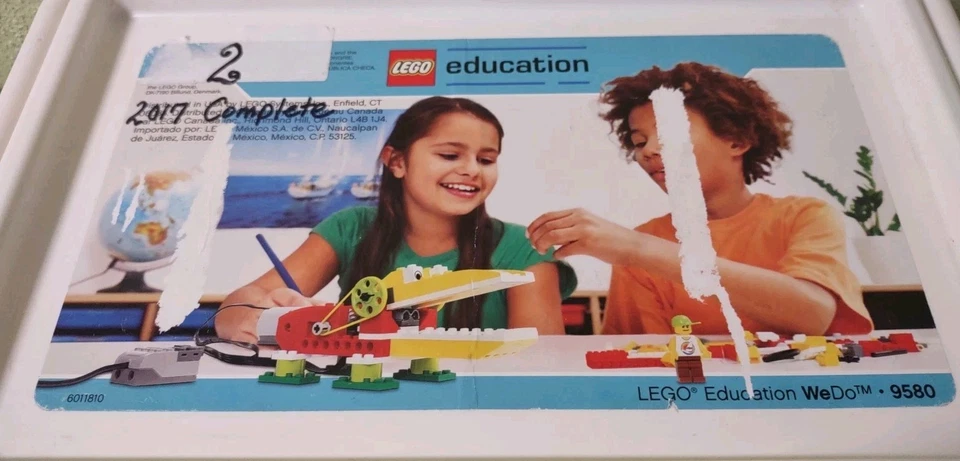 LEGO EDUCATION Wedo Construcción 9580 Estuche Tarjeta 50% Piezas Incompletas - ¡Leer por favor! Foto 2 de 4