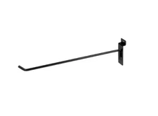 Econoco 12 in. Black Deluxe Hook for Slatwall (Pack of 96)