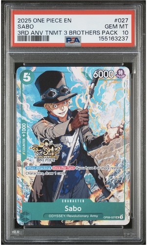 Sabo (3rd Anniversary Winner) graded PSA 10 for sale on eBay