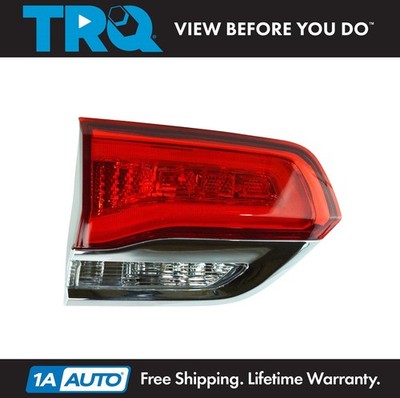 TRQ Left Inner Rear Tail Light Assembly Chrome Driver Side Inner Fits 14-22 Jeep