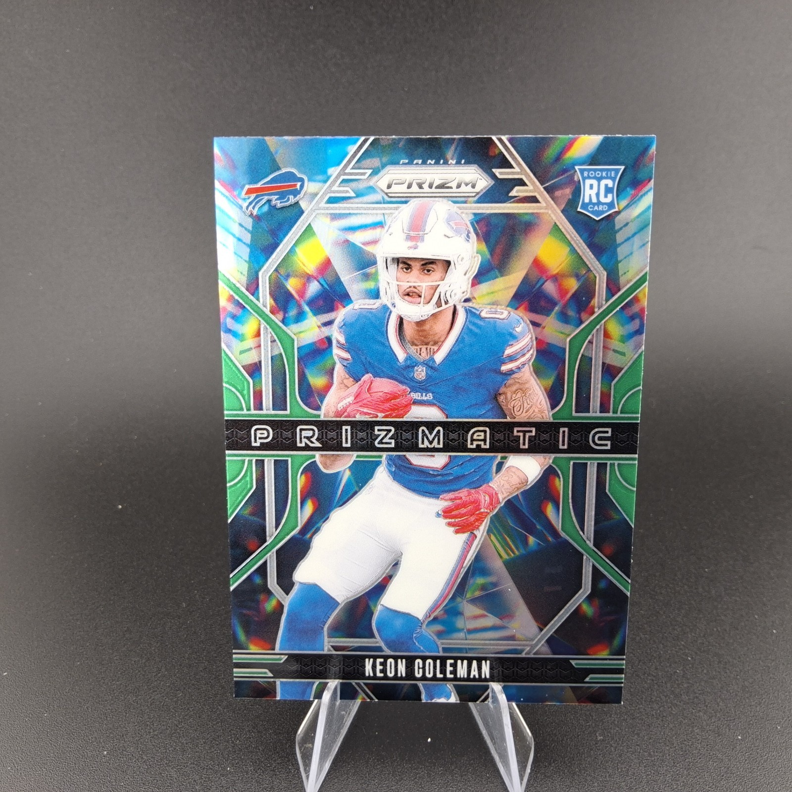 2024 Panini Prizm - Prizmatic Brian Thomas Jr. #19 Green Ice Prizm (RC)