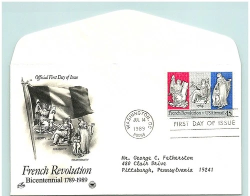 S05-0511, FRENCH REVOLUTION BICENT., ARTCRFT FDC
