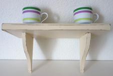 Altes Wandregal Wandboard Konsole Holz Shabby Chic Landhaus Vintage 36,5 x 17,5