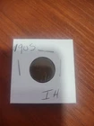 1905 Circulated Indian Head Cent Penny