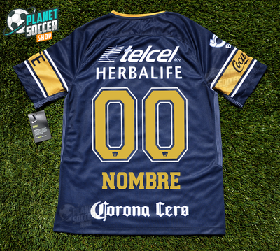 OFFICIAL NIKE PUMAS UNAM AWAY MEXICO JERSEY 2017-2018 PLAYERA 100