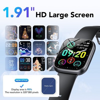 T60 Smart Watch For Android And iPhone IP68 Waterproof Smartwatch