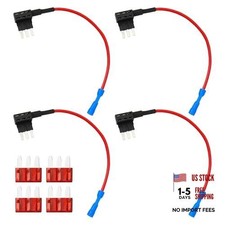 Micro 3 Fuse Tap Add-a-Circuit Adapter (4-Pack) &ndash; Expandable Blade Style 4-PACK