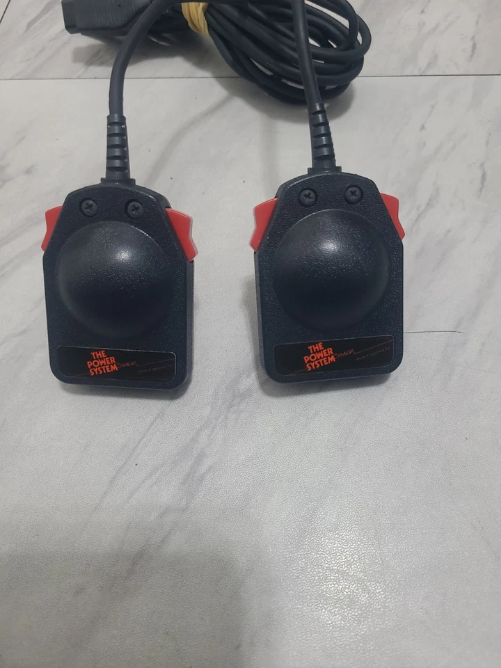 Amiga The Power Stick Atari 2600/7800 Commodore 64 Controllers Lot Of 2 Joystick - Image 3 of 4