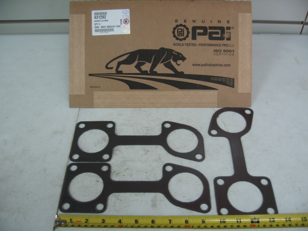 Exhaust Manifold Gaskets for Detroit Series 60. PAI# 631292