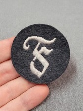WW2 German Luftwaffe Ordnance Personnel F Trade Patch / Badge Bring Back Scarce