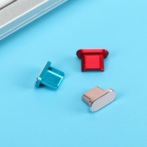 Micro Charger Port Dustproof Cover Aluminium Alloy Stopper Anti Dust Plug - Zdjęcie 4 z 11