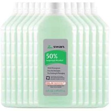 Swan Wintergreen Wellness Isopropyl Rubbing 50 Alcohol 16 Oz. Pack Of 12 Boxed