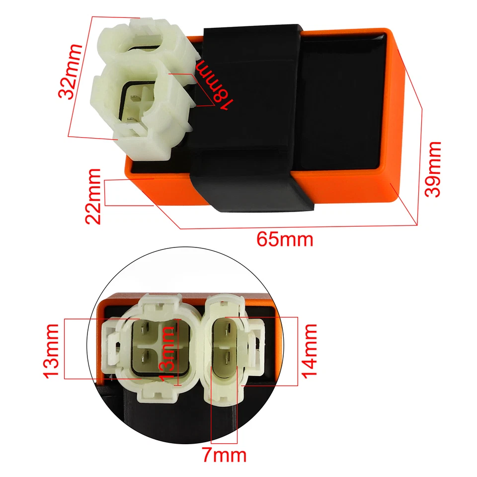 Caja CDI/bobina de encendido apta para Honda TRX 300 Fourtrax FW 1988 1989 1990 1991 Foto 3 de 4