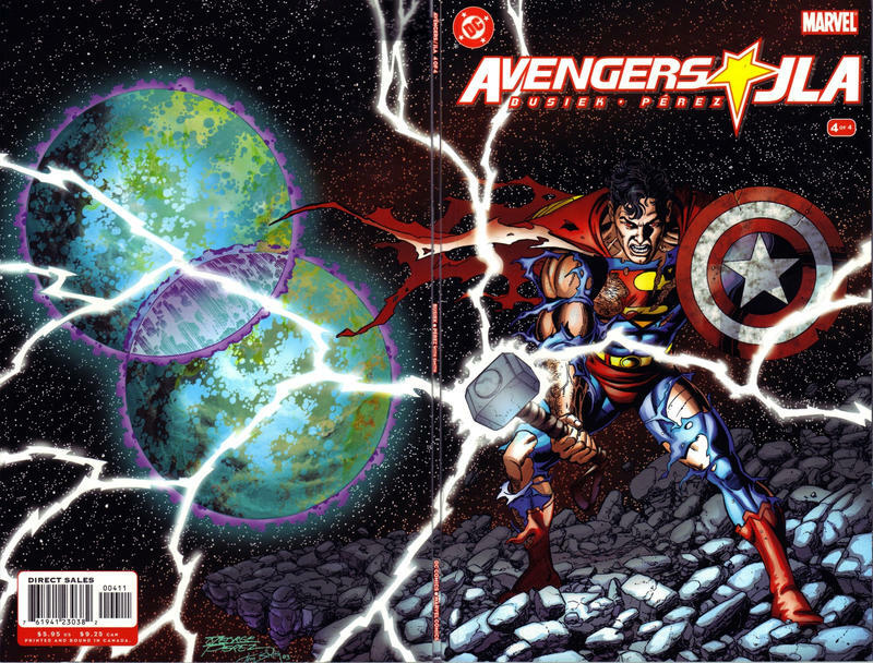 Avengers JLA #4 of 4 Busiak/Perez DC/Marvel Comics TPB 2003 (NM)