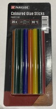 Parkside Hot Glue Gun Coloured Hot Glue 20 Sticks 100mm X 7mm 0.35 per stick