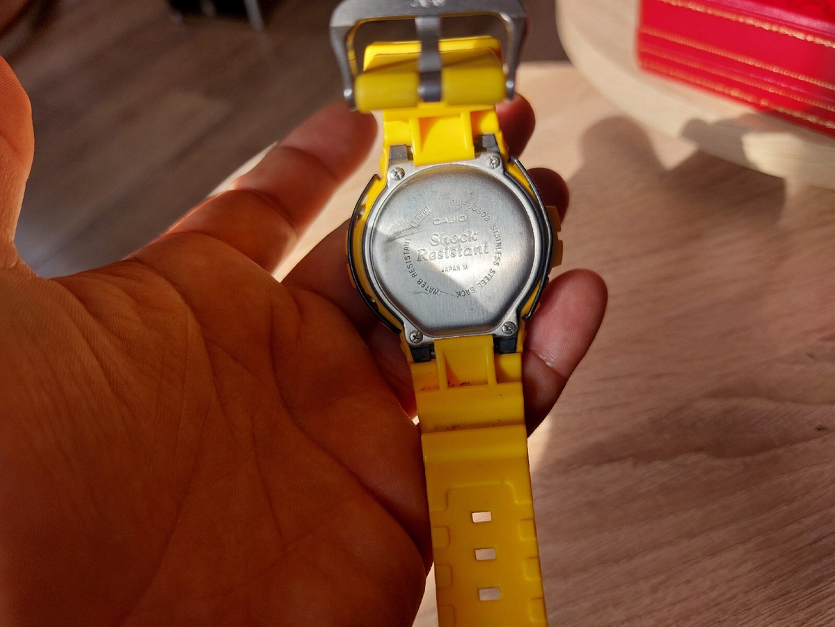 CASIO G-SHOCK DW-6630B Yellow STUSSY EL Watch for sale online | eBay