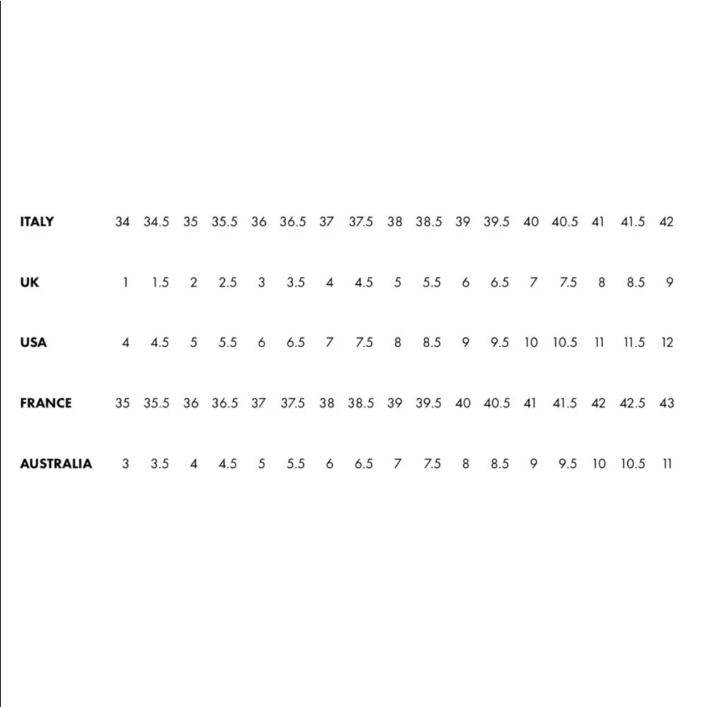 Top hơn 80 về dior size guide shoes hay nhất cdgdbentre.edu.vn