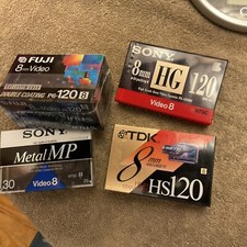 MISC LOT FUJI SONY TDK SEALED 8mm VIDEO CASSETTE 120  s And 30  s Video 8