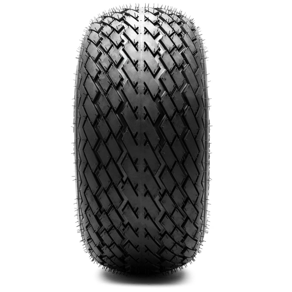 Juego combinado de 4 ruedas de carro de golf de acero de 8" y neumáticos de carro de golf (18/8,5-8) Foto 4 de 4