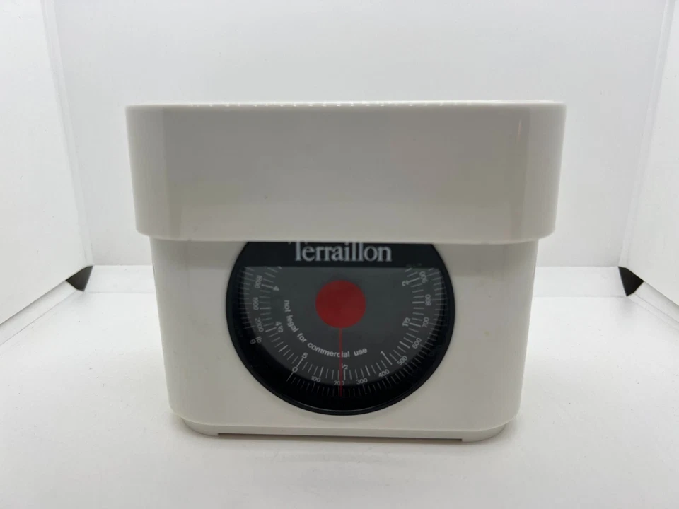 Terraillon Vintage Kitchen Scale 2200g 5 lb - White & Black Very Good Condition - Image 2 of 4