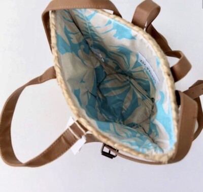 NEW!! The Shore Break Picnic Cooler Bag Straw Backpack by  display picture 1