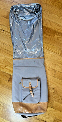 FOSTER & RYE Insulated Cooler Wine Backpack In Deep Pacific Beige - Picture 3 of 7
