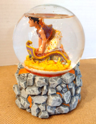 Aladdin on Flying Carpet Musical Snow Globe/Schmid/Walt Disney/Arabian Nights